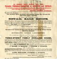 1899 Auction Notice, White House, Rothley