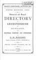 Wright's Directory of Leicestershire & Rutland, 1880
