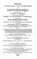 History, Gazetteer & Directory of Leicestershire & Rutland, 1846