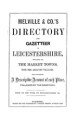 Melville & Co.'s Directory & Gazetteer of Leicestershire, 1854