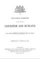 Post Office Directory of Leicestershire & Rutland, 1876
