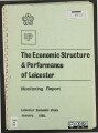 The Economic Structure & Performance of Leicester - Monitoring Report, 1980