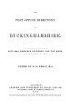Post Office Directory of Buckinghamshire, 1864