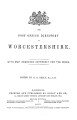 Post Office Directory of Worcestershire, 1876