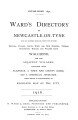 Ward's Directory of Newcastle-on-Tyne, 1916