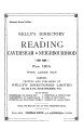Kelly's Directory of Reading, 1914