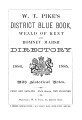 Pike's Weald of Kent & Romney Marsh Directory, 1884-85
