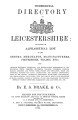 Commercial Directory of Leicestershire, 1861