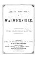 Kelly's Directory of Warwickshire, 1896