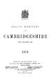 Kelly's Directory of Cambridgeshire, 1916