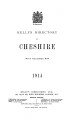 Kelly's Directory of Cheshire, 1914
