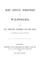Post Office Directory of Wiltshire, 1855