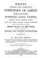 White's Directory of Leeds & the West Riding, 1870