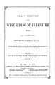 Kelly's Directory of West Riding of Yorkshire, 1881. [Part 1: County Information & Places A-K]