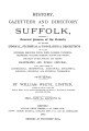History, Gazetteer & Directory of Suffolk, 1891-2
