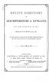 Kelly's Directory of Leicestershire & Rutland, 1881