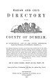 Hagar & Co.'s Directory of the County of Durham, 1851