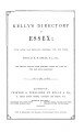 Kelly's Directory of Essex, 1882
