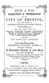 Hunt & Co.'s Directory of Bristol and South Wales, 1850