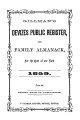 Gillman's Devizes Public Register & Almanack, 1859