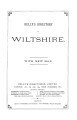 Kelly's Directory of Wiltshire, 1898