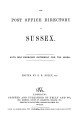 Post Office Directory of Sussex, 1866