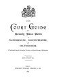 Court Guide & County Blue Book of Warks, Worcs & Staffs, 1902