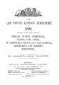 Post Office London Directory, 1899. [Part 4: Trades & Professional Directory]