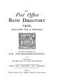 Post Office Bath Directory, 1902