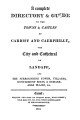 Directory & Guide to Cardiff, Caerphilly & Llandaff, 1813