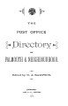 Post Office Directory of Falmouth, 1892