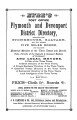 Eyre's Post Office Plymouth & Devonport Directory, 1895