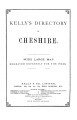 Kelly's Directory of Cheshire, 1896