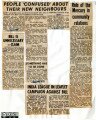 A collection of newspaper cuttings from the Leicester Mercury regarding Immigration to Leicester....
