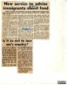 A collection of newspaper cuttings from the Leicester Mercury regarding immigration.