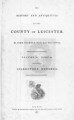 The history and antiquities of the county of Leicester : Vol. 4, Part 2.