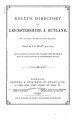 Kelly's Directory of Leicestershire & Rutland, 1895
