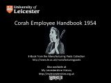 Corah Employees Handbook, 1954