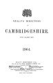 Kelly's Directory of Cambridgeshire, 1904