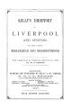 Kelly's Directory of Liverpool & Birkenhead, 1894. [Part 1: Liverpool]
