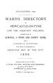 Ward's Directory of Newcastle-on-Tyne, 1898