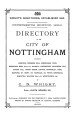 Wright's Directory of Nottingham, 1898-99