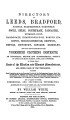 Directory of Leeds, Bradford ..., 1854