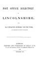 Post Office Directory of Lincolnshire, 1861