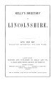Kelly's Directory of Lincolnshire, 1889