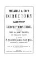 Melville & Co.'s Directory & Gazetteer of Leicestershire, 1854