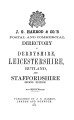 Harrod & Co.'s Directory of Derbys, Leics ... , 1870