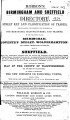 Robson's Birmingham & Sheffield Directory, 1839