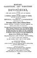 History, Gazetteer & Directory of Devon, 1850