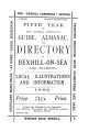 Bexhill-on-Sea Almanac & Directory, 1892